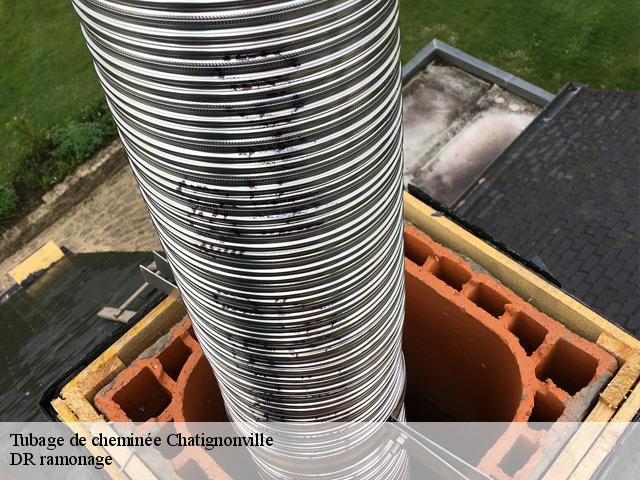 Tubage de cheminée  chatignonville-91410 DR ramonage