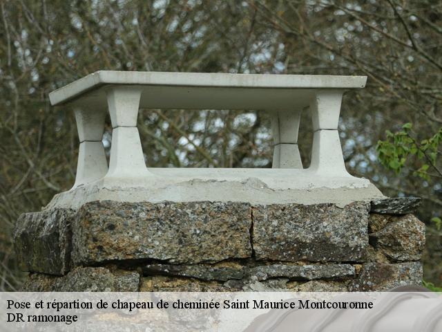 Pose et répartion de chapeau de cheminée  saint-maurice-montcouronne-91530 DR ramonage